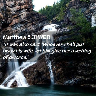 Picture 02 - Matthew 5:31 WEB - 