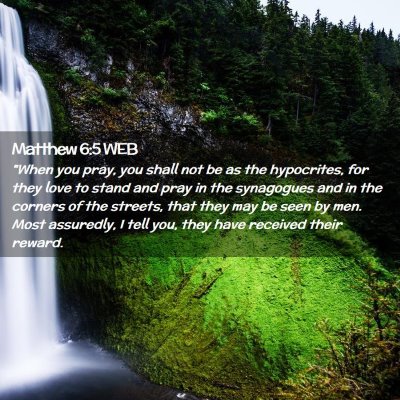 Picture 02 - Matthew 6:5 WEB - 