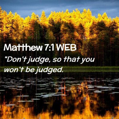 Picture 02 - Matthew 7:1 WEB - 