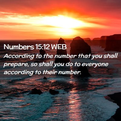 Picture 02 - Numbers 15:12 WEB - According to the number that you shall prepare, - Bible Verse Picture