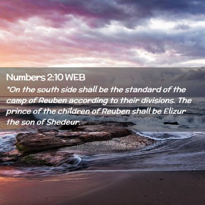 Picture 02 - Numbers 2:10 WEB - 