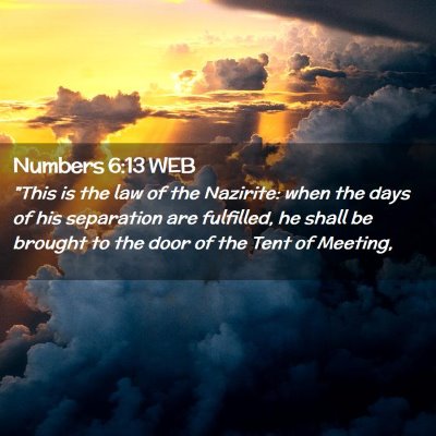 Picture 02 - Numbers 6:13 WEB - 