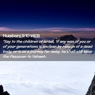 Picture 02 - Numbers 9:10 WEB - 