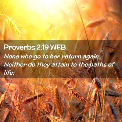 Picture 02 - Proverbs 2:19 WEB - None who go to her return again, Neither do they - Bible Verse Picture