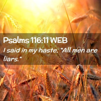 Picture 02 - Psalms 116:11 WEB - I said in my haste, 