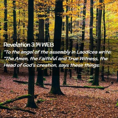Picture 02 - Revelation 3:14 WEB - 