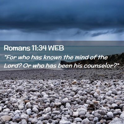 Picture 02 - Romans 11:34 WEB - 