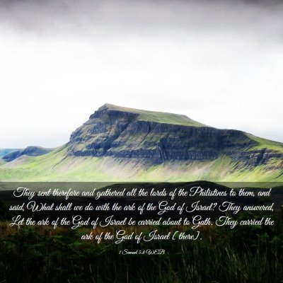 Picture 03 - 1 Samuel 5:8 WEB - They sent therefore and gathered all the lords of - Bible Verse Picture