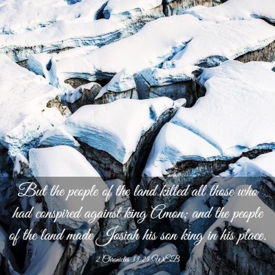 Picture 03 - 2 Chronicles 33:25 WEB - But the people of the land killed all those who - Bible Verse Picture