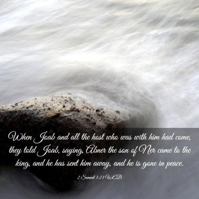 Picture 03 - 2 Samuel 3:23 WEB - When Joab and all the host who was with him had - Bible Verse Picture