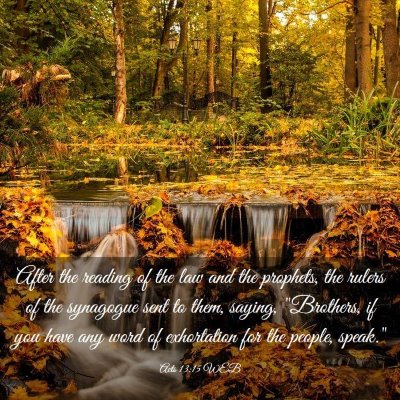 Picture 03 - Acts 13:15 WEB - After the reading of the law and the prophets, - Bible Verse Picture