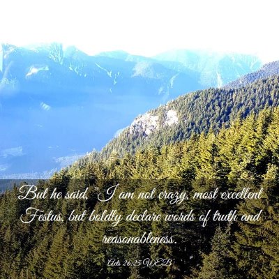 Picture 03 - Acts 26:25 WEB - But he said, 