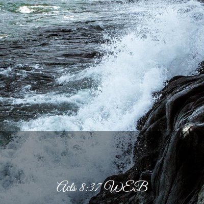 Picture 03 - Acts 8:37 WEB -  - Bible Verse Picture