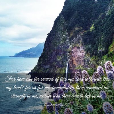 Picture 03 - Daniel 10:17 WEB - For how can the servant of this my lord talk with - Bible Verse Picture