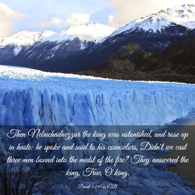 Picture 03 - Daniel 3:24 WEB - Then Nebuchadnezzar the king was astonished, and - Bible Verse Picture
