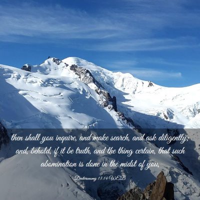 Picture 03 - Deuteronomy 13:14 WEB - then shall you inquire, and make search, and ask - Bible Verse Picture