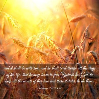 Picture 03 - Deuteronomy 17:19 WEB - and it shall be with him, and he shall read - Bible Verse Picture