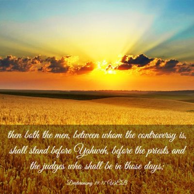 Picture 03 - Deuteronomy 19:17 WEB - then both the men, between whom the controversy - Bible Verse Picture