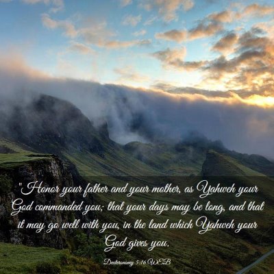 Picture 03 - Deuteronomy 5:16 WEB - 