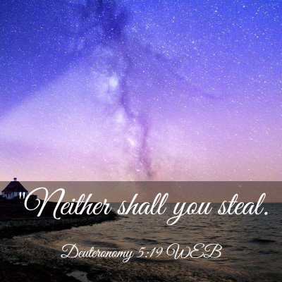 Picture 03 - Deuteronomy 5:19 WEB - 