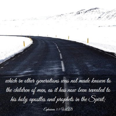 Picture 03 - Ephesians 3:5 WEB - which in other generations was not made known to - Bible Verse Picture