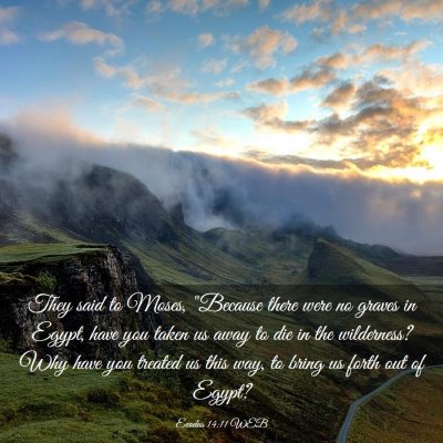 Picture 03 - Exodus 14:11 WEB - They said to Moses, 