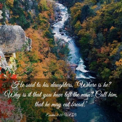 Picture 03 - Exodus 2:20 WEB - He said to his daughters, 