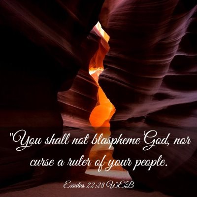 Picture 03 - Exodus 22:28 WEB - 