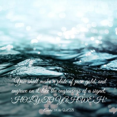 Picture 03 - Exodus 28:36 WEB - 