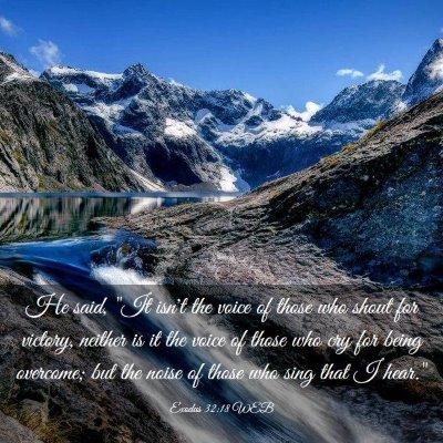 Picture 03 - Exodus 32:18 WEB - He said, 