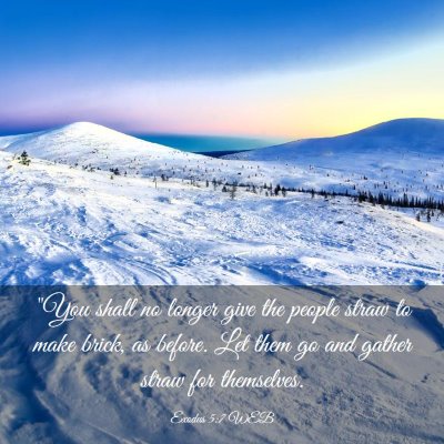 Picture 03 - Exodus 5:7 WEB - 