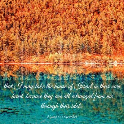 Picture 03 - Ezekiel 14:5 WEB - that I may take the house of Israel in their own - Bible Verse Picture