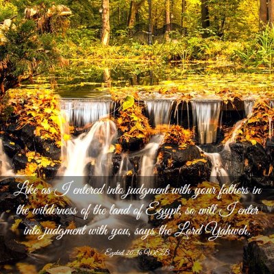 Picture 03 - Ezekiel 20:36 WEB - Like as I entered into judgment with your fathers - Bible Verse Picture