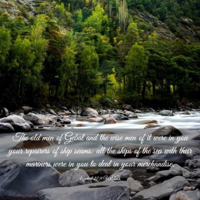Picture 03 - Ezekiel 27:9 WEB - The old men of Gebal and the wise men of it were - Bible Verse Picture