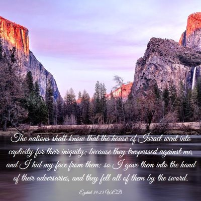 Picture 03 - Ezekiel 39:23 WEB - The nations shall know that the house of Israel - Bible Verse Picture