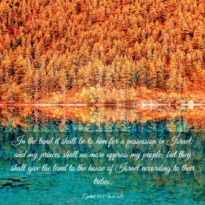 Picture 03 - Ezekiel 45:8 WEB - In the land it shall be to him for a possession - Bible Verse Picture