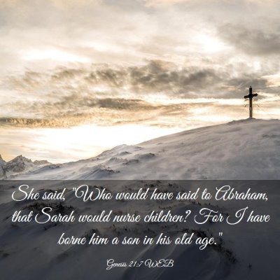 Picture 03 - Genesis 21:7 WEB - She said, 