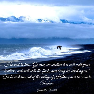 Picture 03 - Genesis 37:14 WEB - He said to him, 