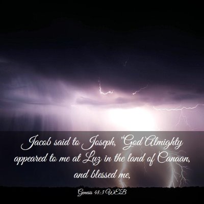 Picture 03 - Genesis 48:3 WEB - Jacob said to Joseph, 
