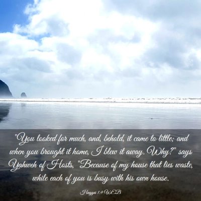 Picture 03 - Haggai 1:9 WEB - 