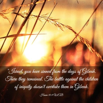 Picture 03 - Hosea 10:9 WEB - 