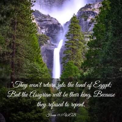 Picture 03 - Hosea 11:5 WEB - 