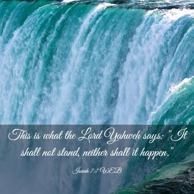 Picture 03 - Isaiah 7:7 WEB - This is what the Lord Yahweh says: 