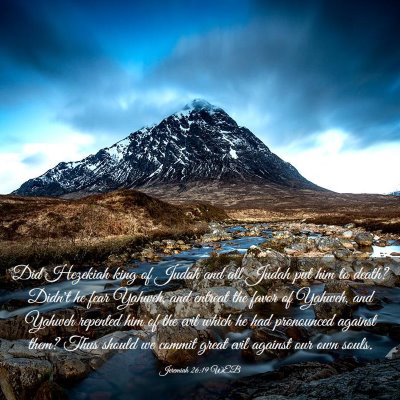 Picture 03 - Jeremiah 26:19 WEB - Did Hezekiah king of Judah and all Judah put him - Bible Verse Picture