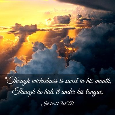 Picture 03 - Job 20:12 WEB - 