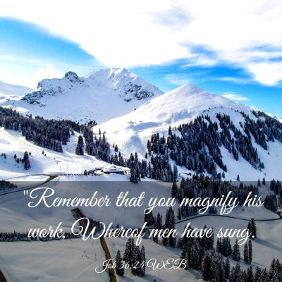 Picture 03 - Job 36:24 WEB - 