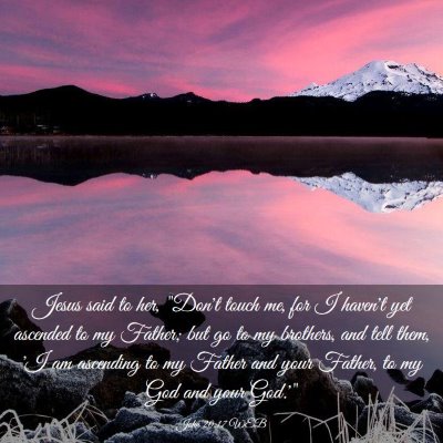 Picture 03 - John 20:17 WEB - Jesus said to her, 