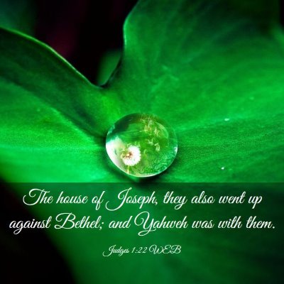 Picture 03 - Judges 1:22 WEB - The house of Joseph, they also went up against - Bible Verse Picture