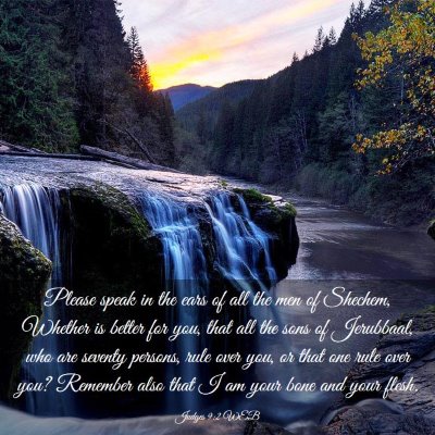 Picture 03 - Judges 9:2 WEB - Please speak in the ears of all the men of - Bible Verse Picture