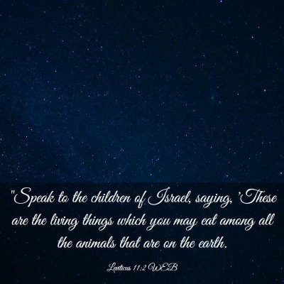 Picture 03 - Leviticus 11:2 WEB - 